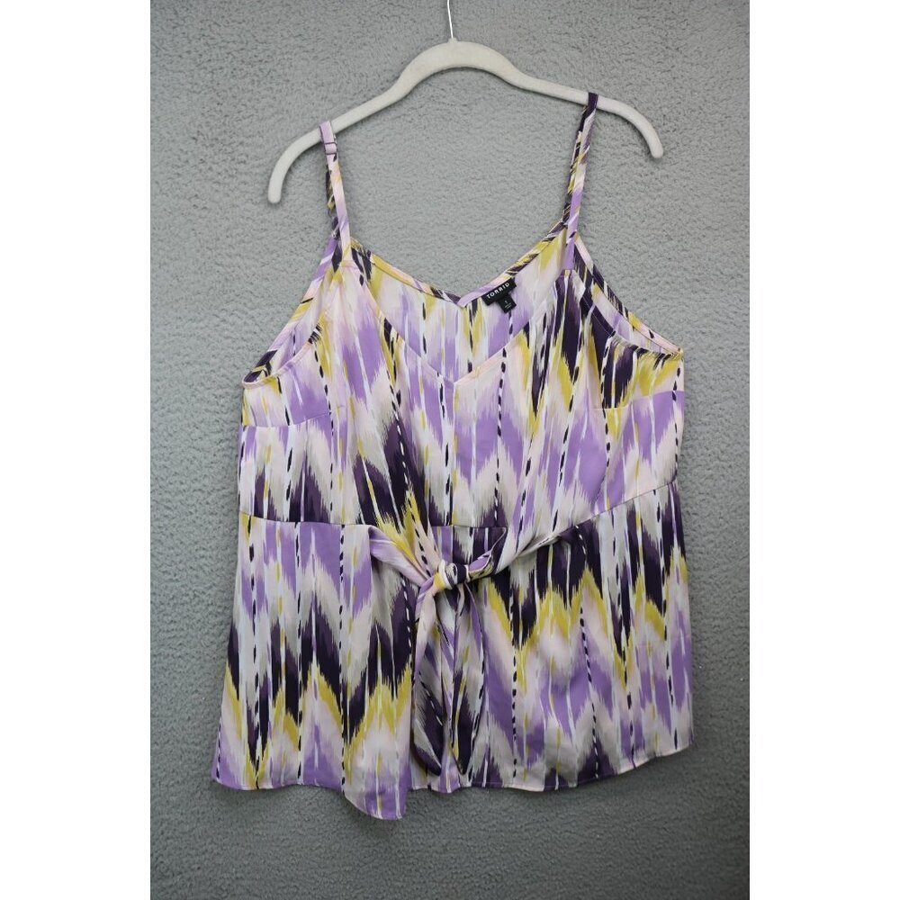 Torrid Tie in Front Strappy Tunic-Size 1X-New with Tags-Silky